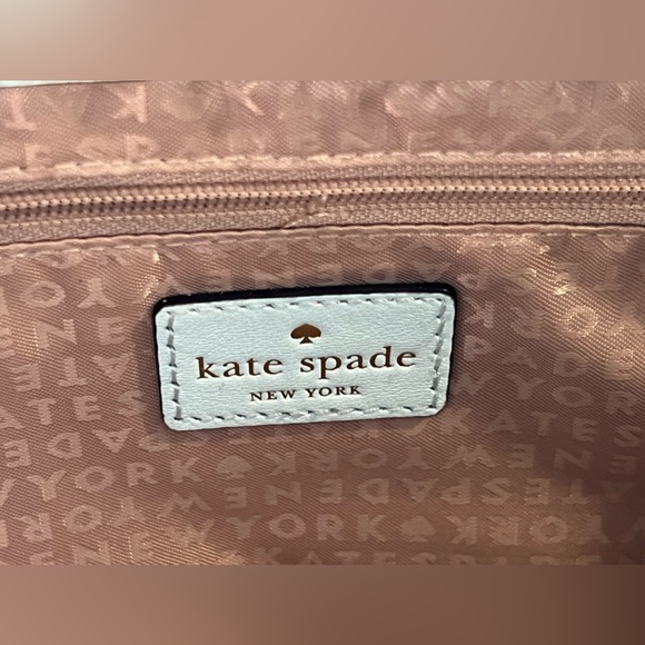 2 pc Kate Spade Crossbody Bag & wallet w/ Leather & Chain 2 straps Island Water - Picture 5 of 16